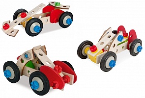 Конструктор - Гонщик, 3 варианта сборки, 50 деталей (Heros, 39016)